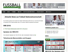 Tablet Screenshot of fussball-nationalmannschaft.com
